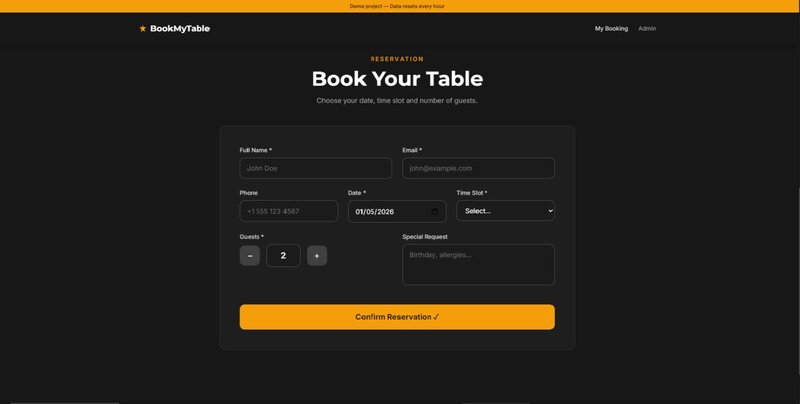 BookMyTable